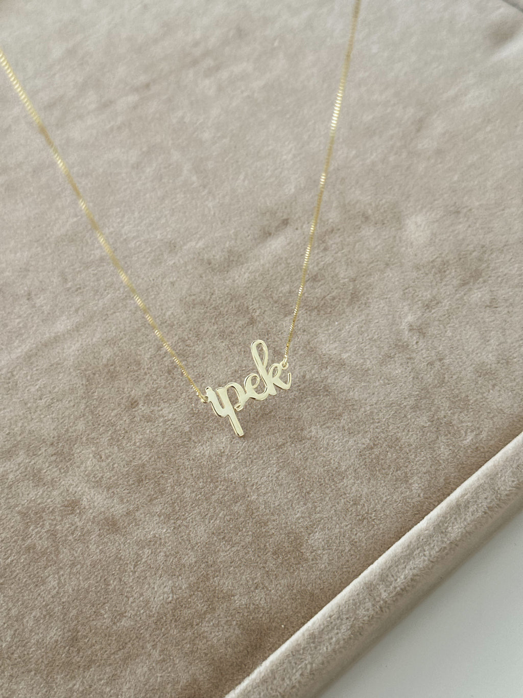 925 | Büyük Boy İsim Kolye