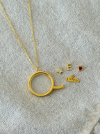 925 | Düz Story Locket Kolye