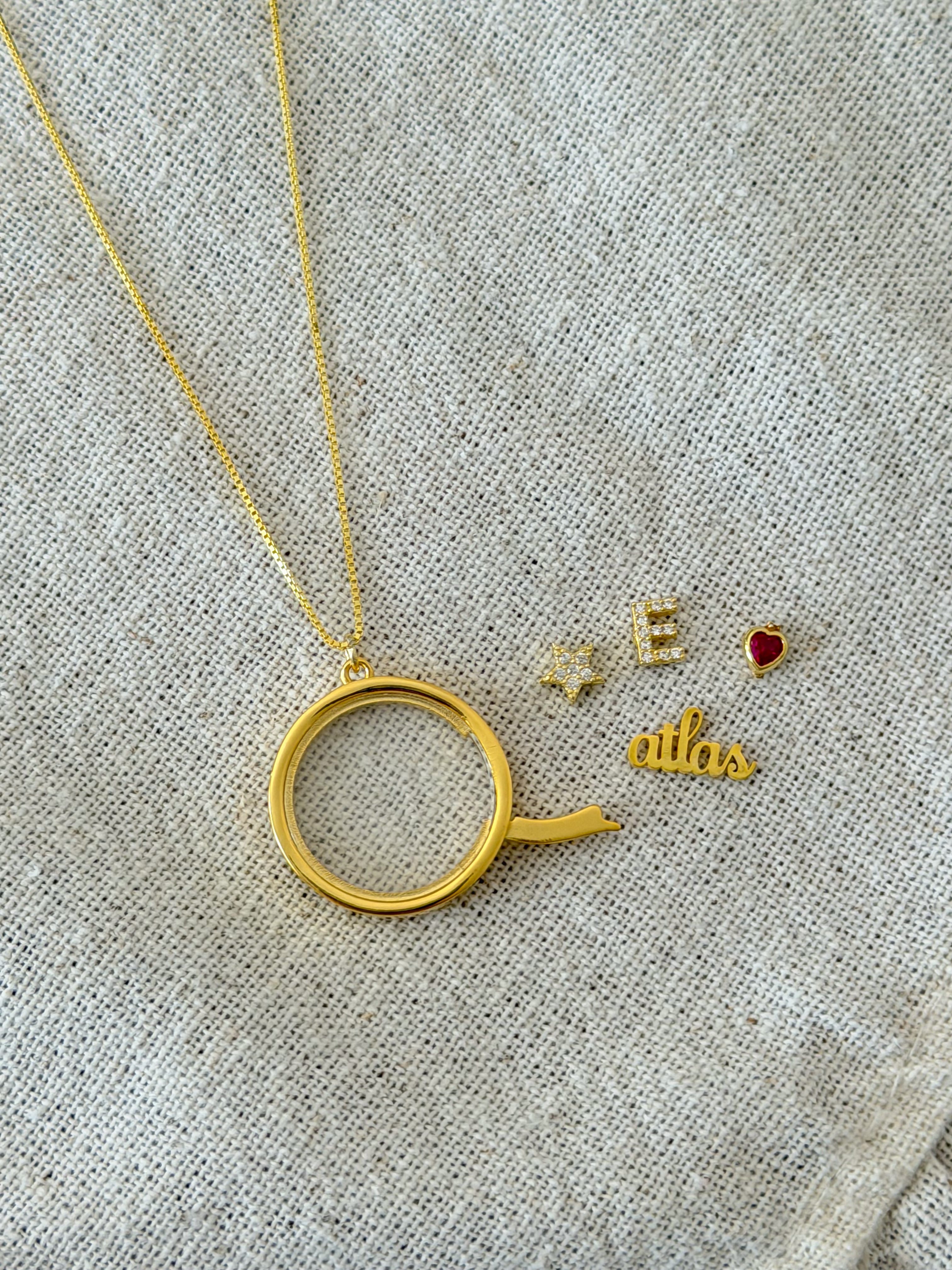 925 | Düz Story Locket Kolye