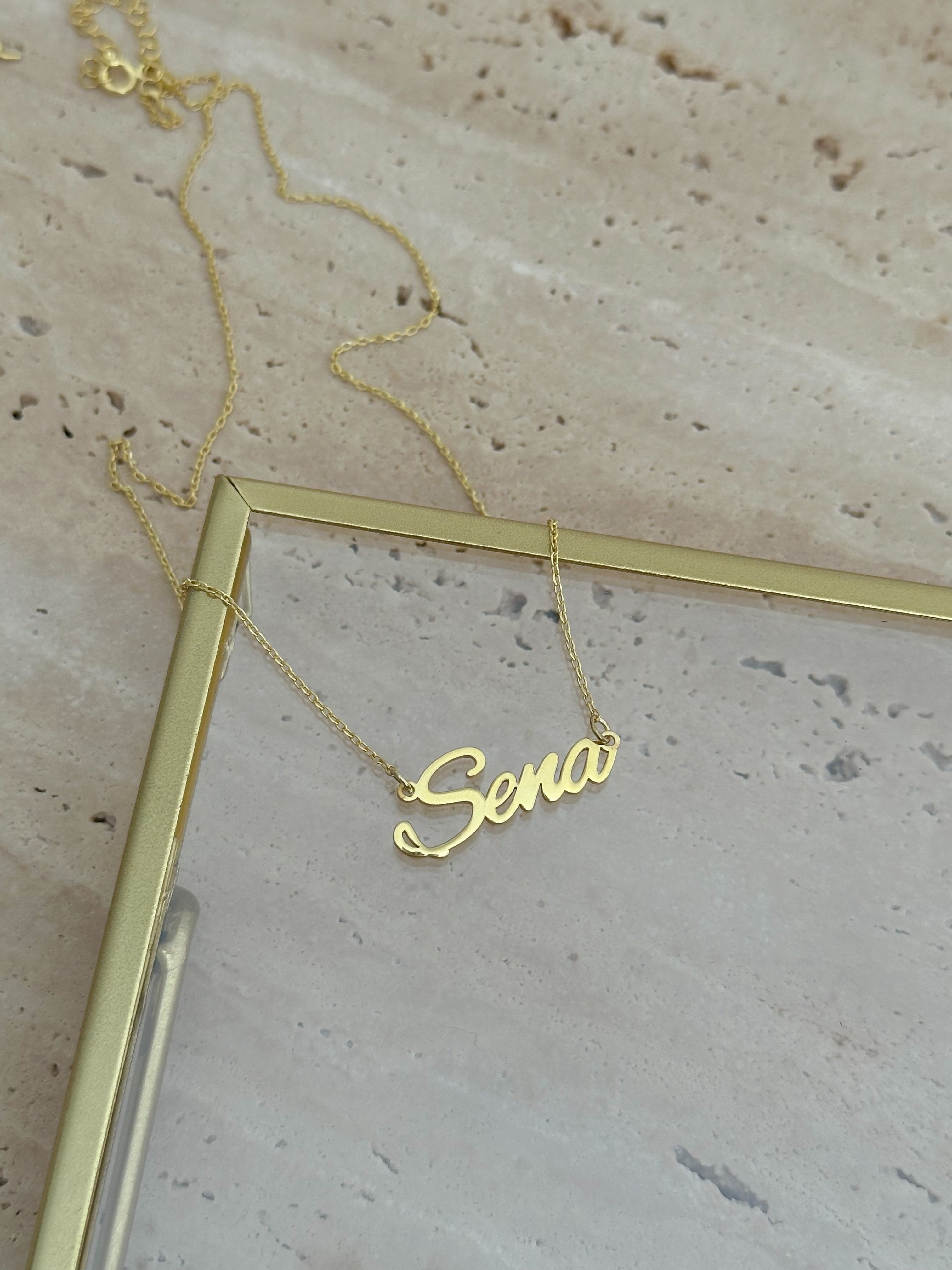 925 | Vintage Font Yazı Kolye