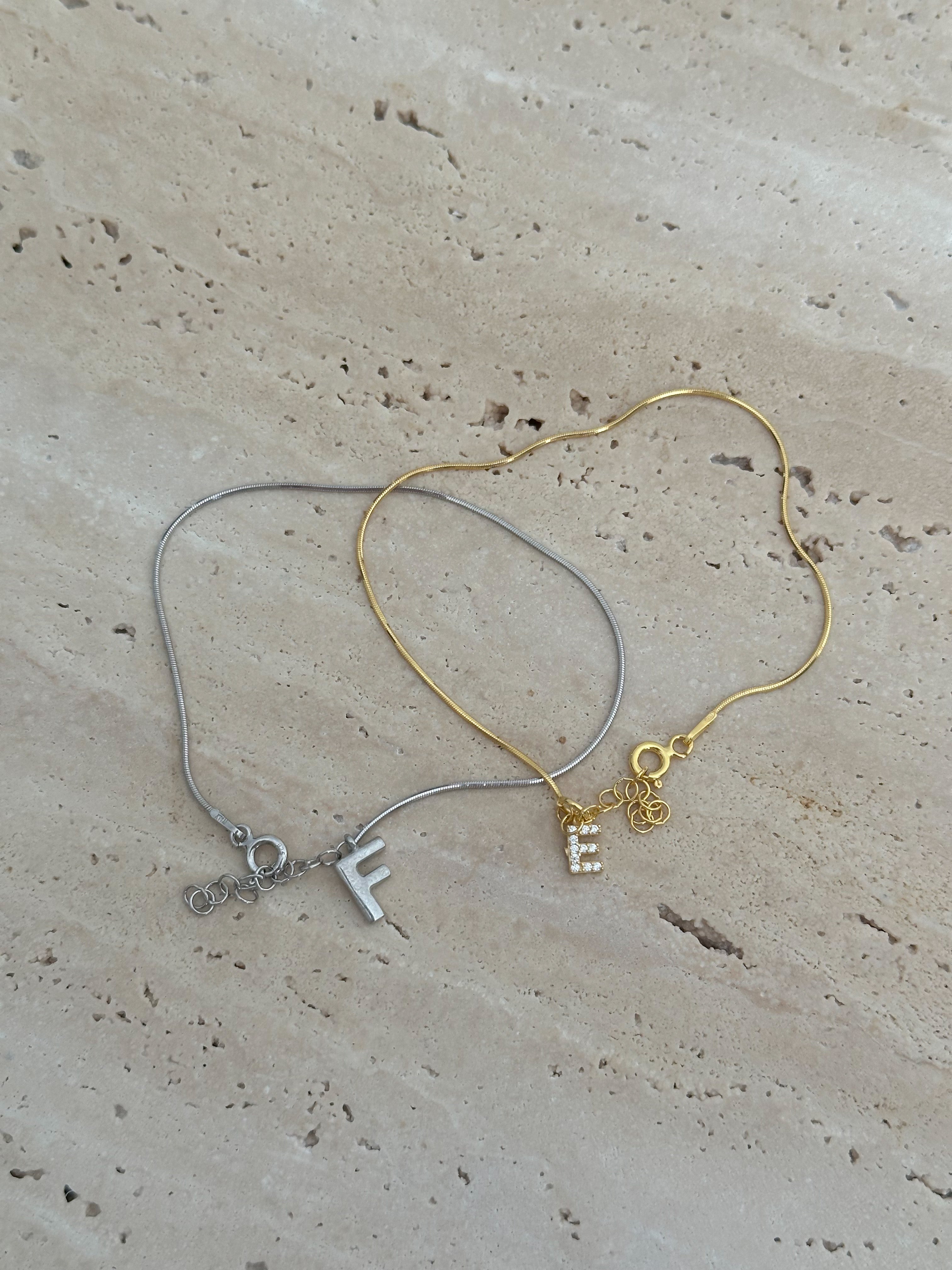 925 | Unisex Harf Charmlı Bileklik