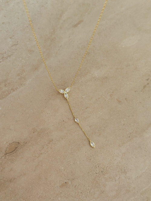 925 Gümüş | Çiçek Y Kolye